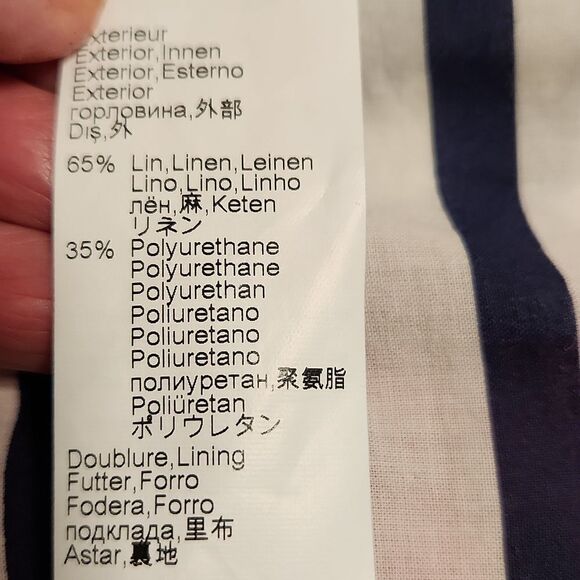 NWOT Junior Gaultier red waxed linen double breasted high-low jacket. - Picture 11 of 12